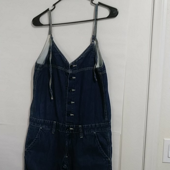 EUC Indigo*Denim Ciaopani-c Overalls - Picture 2 of 9